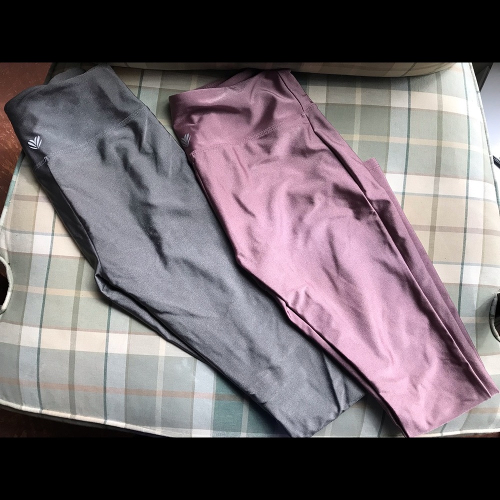 Forever 21 metallic leggings